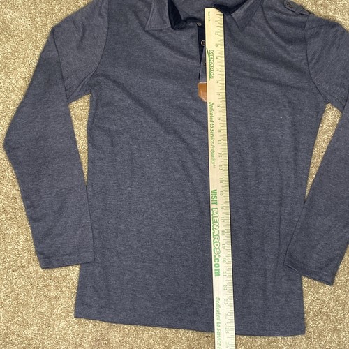 TheLEEs Shirt Men's XXL Gray Polo Long Sleeve - Picture 2 of 8