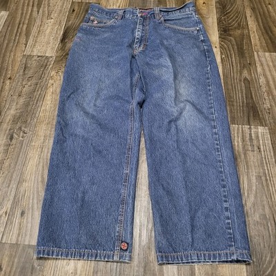 Independent Truck Company Denim Jeans Logo Skate Y2K Size 34x28