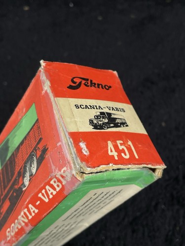 Tekno Scania Vabis #451 Red Truck 1:50 Scale 110 Diecast Model Denmark w/ Box - Picture 11 of 11