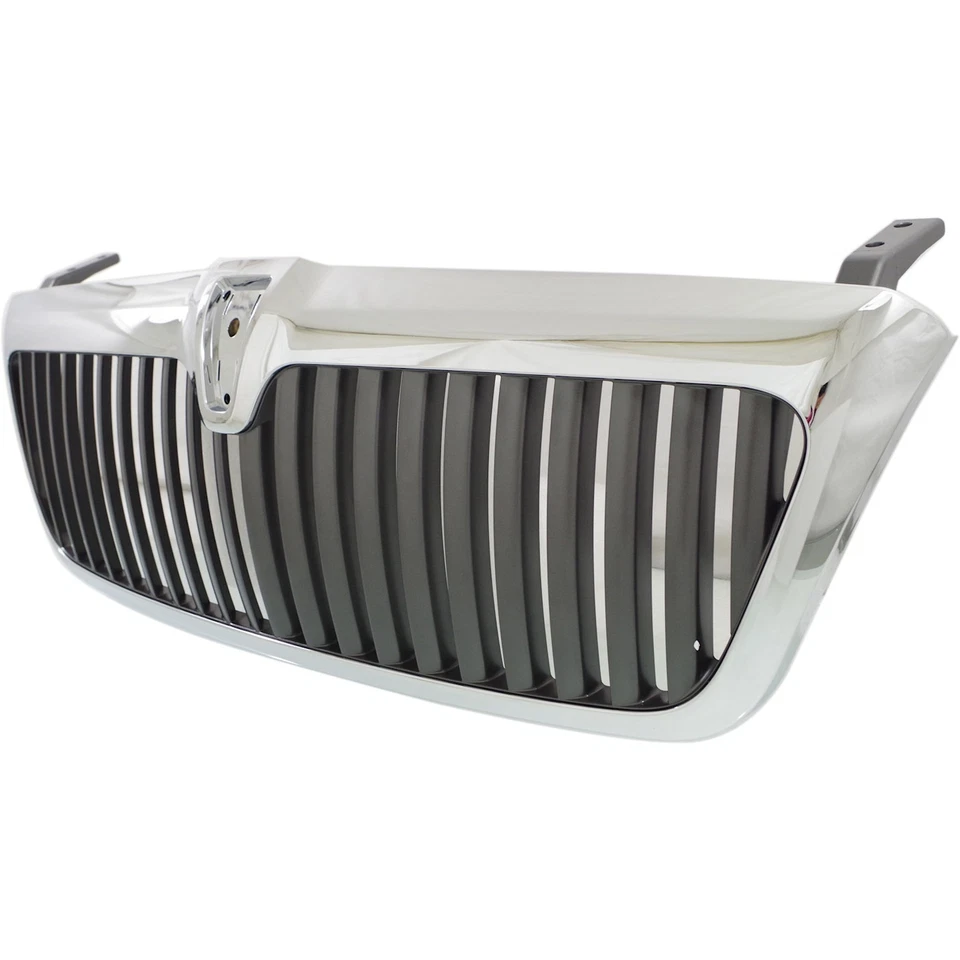 Grille Assembly For 2003-06 Lincoln Navigator 8Cyl 5.4L Eng Plastic Chrome Shell - Image 2 of 4
