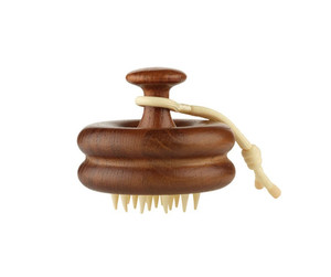 Gisou Honey Gloss Wood Hair Head Scalp Massager  EUC