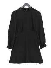 New Look A-Line Midi Dress UK6 in Black