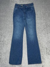 Anthropologie Pilcro Bootcut Jeans Womens 29 Blue Denim Cotton Medium Wash 28x33