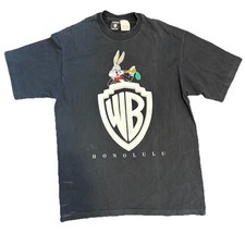 Vintage Warner Brothers BUGS BUNNY Honolulu 1991 T - Shirt Large Single Stitch