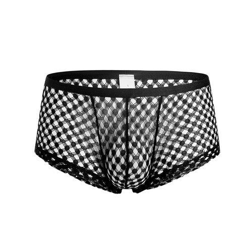 Stylische Herren Mesh Boxershorts Netzdesign für atmungsaktive Unterwäsche - Picture 5 of 20