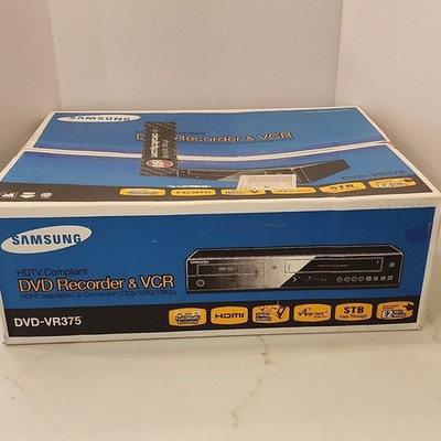 Samsung DVD-VR375 DVD Recorder & VCR HDMI 1080p 2Way Dubbing Multi Recording New
