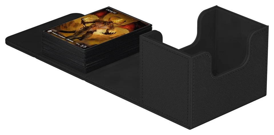 Ultimate Guard Sidewinder Deck Case Monocolor Black 80+ Card Storage Box ccg mtg - Image 3 of 4