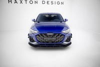 Frontlippe Passend FüR Audi A3 S-Line S3 Limousine 8Y Fl Roter Kern + Hochglanz