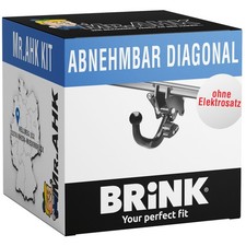 Brink Anhängerkupplung abnehmbar für Opel Meriva 10-17 inkl. ABE EBA