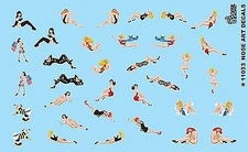 Gofer-Racing 1/24-1/25 Nose Art Model Graphics - Plastic Model Vehicle Decal