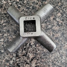 New ZICO #32 S Meat Grinder Blade Hard Steel Germany