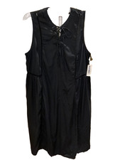 OLD NAVY dress & full Slip, Medium, Tunic, Boho, Tie-neck front, Tag $34.99 NWT