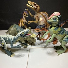 Vintage Jurassic Park Dinosaur Toy Lot Of 6 See Description 