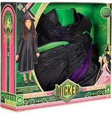 Kids 4-6x Elphaba Dress Up Wicked Costume Cosplay With Dress, Cape,  Hat