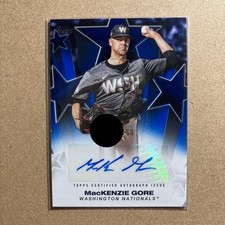 MACKENZIE GORE Autograph Card Autograph Card