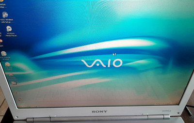 SONY VAIO PCG-7T1L VGN-N160G LAPTOP COMPUTER 80GB HDD WIN XP TESTED WORKS *READ*
