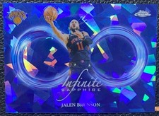 2025-26 Topps Chrome Update Sapphire Jalen Brunson Infinite Case Hit SSP