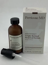 Perricone MD - High Potency Triple Retinol Renewal Serum 2 oz New in Box! Fresh!