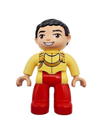 Lego Duplo Figure Prince Charming yellow/red  minifigure 47394pb150 Set 6154
