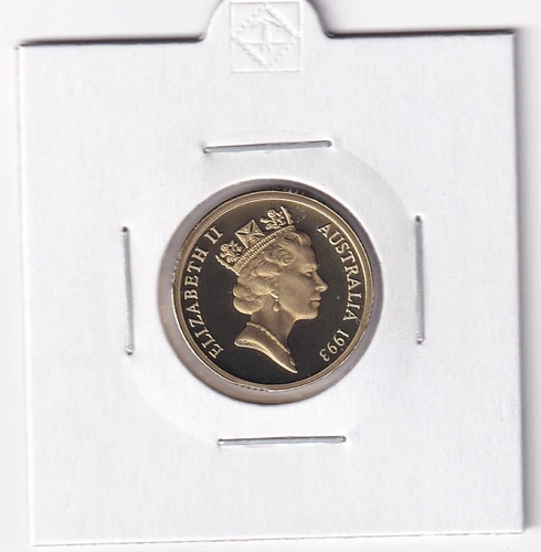 AUSTRALIA PROOF:  1993  $2 ELDER COIN  IN 2X2 HOLDER #6931