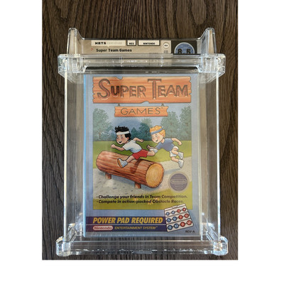 Nintendo Super Team Games NES Cartridge Case wata graded 8.5