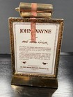 Vintage 1979 John Wayne 23K Gold Whiskey Decanter 750ml Kentucky Bourbon Bottle — photo 5