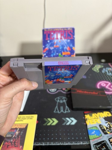 Tetris NES (Nintendo Entertainment System, 1989) - Complete in Box CIB Tested! - Picture 4 of 13