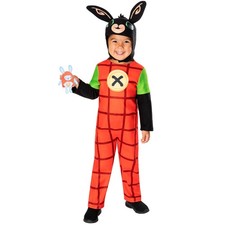 Rubies Official Bing Deluxe Child Costume, Kids Fancy Dress 3-4 Years
