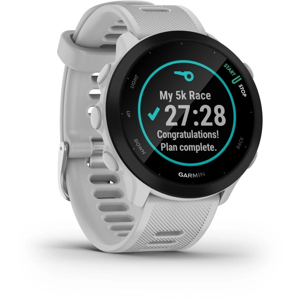 Montre sport GARMIN FORERUNNER 55 Blanche - Photo 3/4