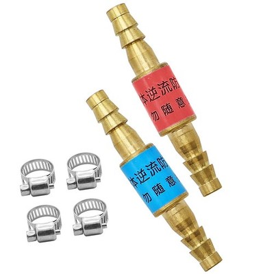 Soldering Essentials Dual Flashback Arrestor Paket mit Clips im Inneren
