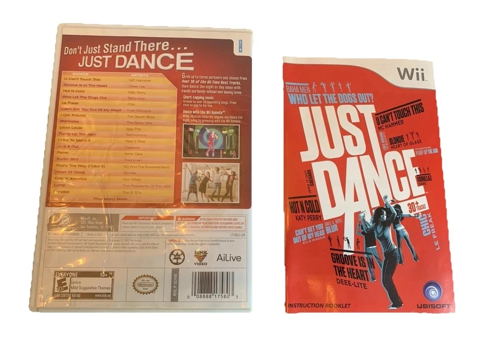 JUST DANCE WII *USED AND UNTESTED* - Image 2 of 2