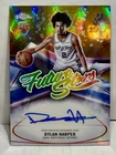 Dylan Harper 2025 Topps Chrome Future Stars Gold Refractor 37/50 RC Auto #FS-DH
