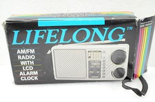 Vintage Lifelong AM/FM Radio Alarm Clock