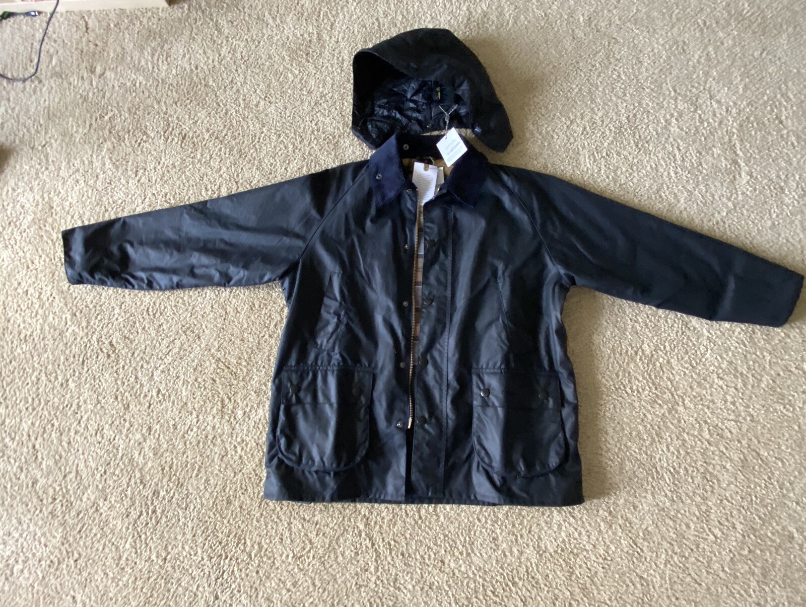 barbour hood gold