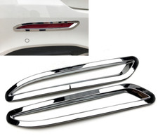 Gloss Chrome Silver Bumper Fog Lamp Frame Trim Cover Fits 19-22 W177 A200L