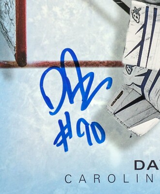 David Ayres Autographed Card + Full Game Ticket iCert Signed