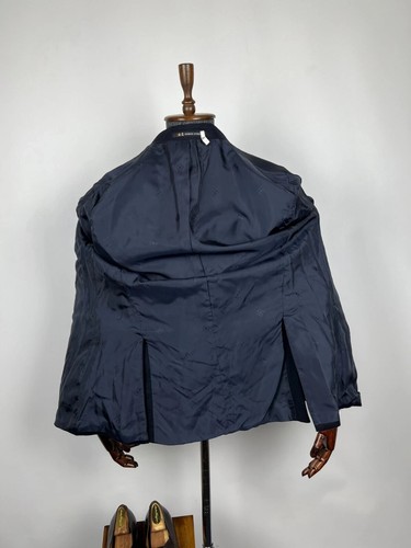 RARE Daks Johnston’s Of Elgin Mens 100% Cashmere Black Blazer Jacket Size US 46L - Picture 13 of 14