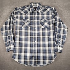 Panhandle Slim Western Shirt Plaid Pearl Snap Long Sleeve Cowboy 17-35
