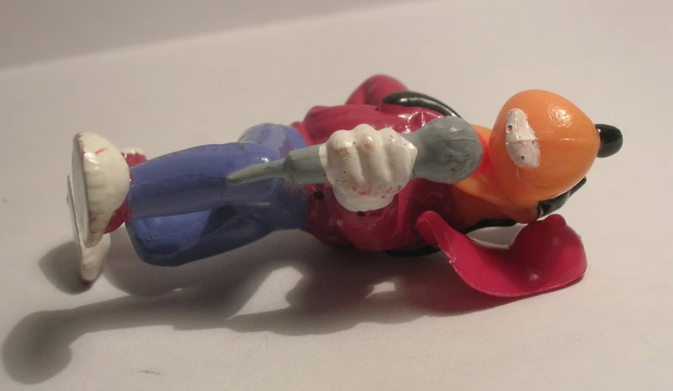 GOOFY mit Kappe Nr. 4 VARIANTE ohne Abrisspunkt auf der Schnauze 1989 ORIGINAL - Bild 2 von 3