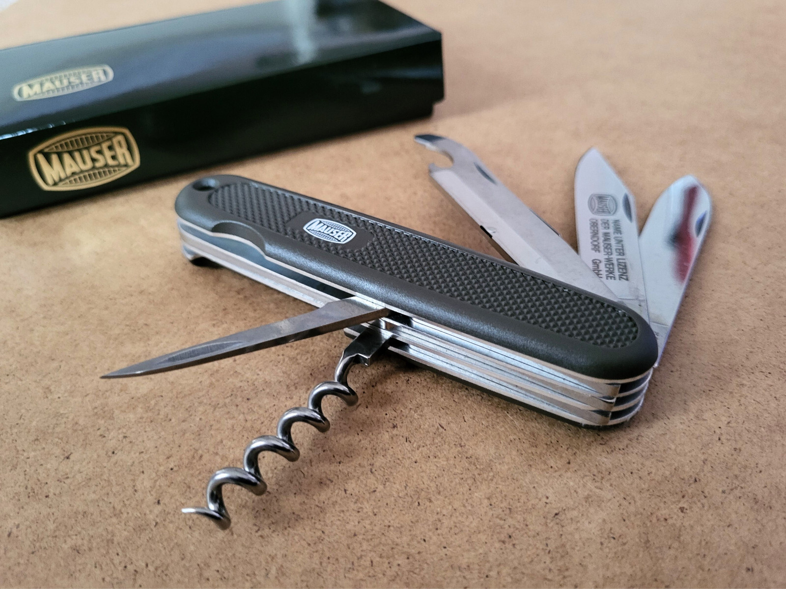 NEW Victorinox Mauser Swiss Army Knife 108mm MultiTool with Box FREE SHIP eBay