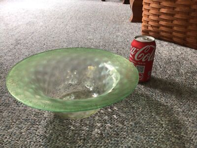 Very Large Antique Louis Comfort Tiffany Favrile Art Glass Bowl