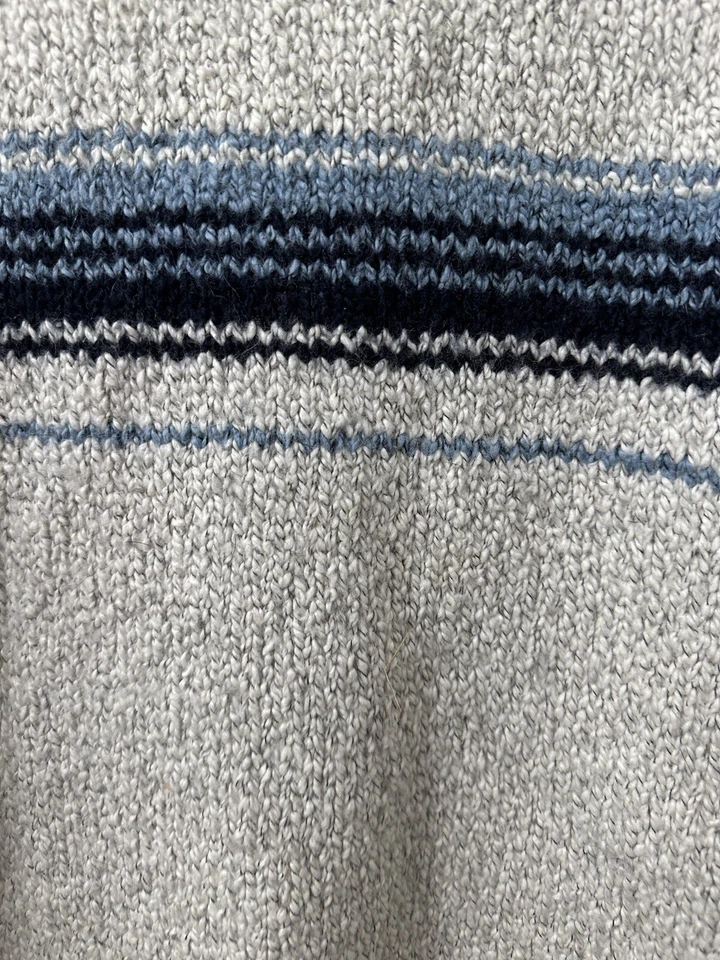 Suéter De Colección Bullhead Mezcla de Lana Cálido Para Hombres M Grueso Tejido Pesado Preppy Abuelo Foto 2 de 4