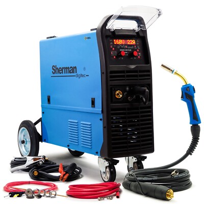 Sherman  MIG/MAG 300A Synergia DOPPEL PULS Inverter Schweißgerät Schweißmaschine