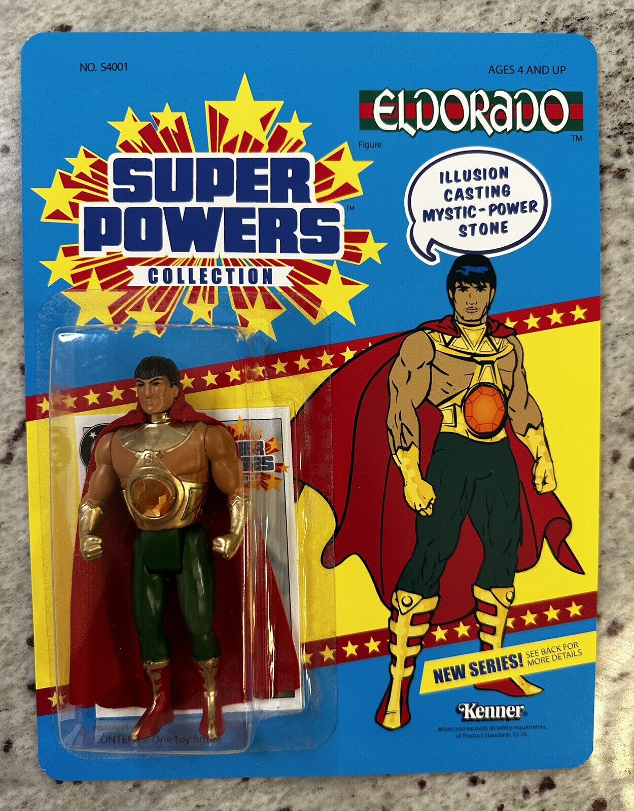 Custom Kenner Super Powers - SUPER AMIGOS RIDDLER - Mint-on-Card