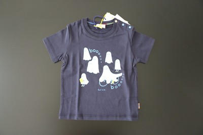 KINDER T-SHIRT SHIRT ''PAUL SMITH'' BLAU (GR. 6M) 5J10581 SALES, 50% SALE