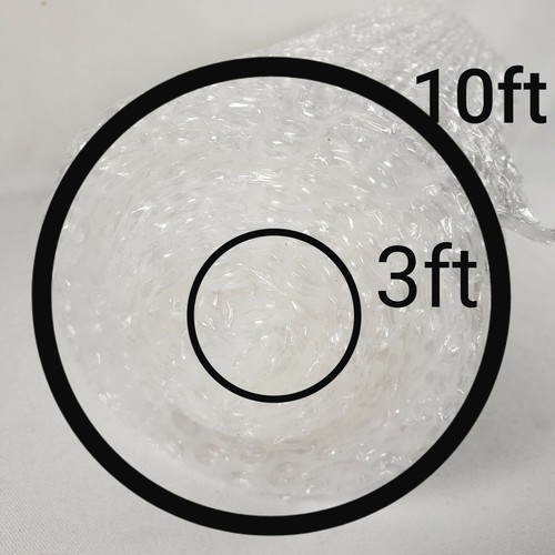 12" x 10' Roll Sealed Air Bubble Wrap Cushioning Packaging Material 3/16" Thick - Picture 4 of 4