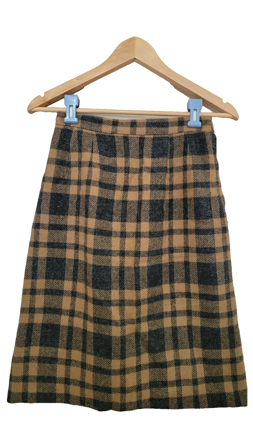 Saias femininas Vintage Sintético de Negócios