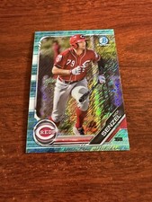 2019 Bowman Chrome Prospects Aqua Shimmer Refractor #BCP-43 Nick Senzel