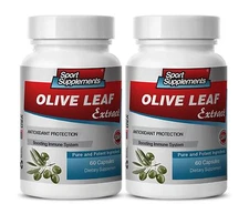 Anti Aging Supplements - Olive Leaf Extract 500mg - Lose Weight Pills 2B