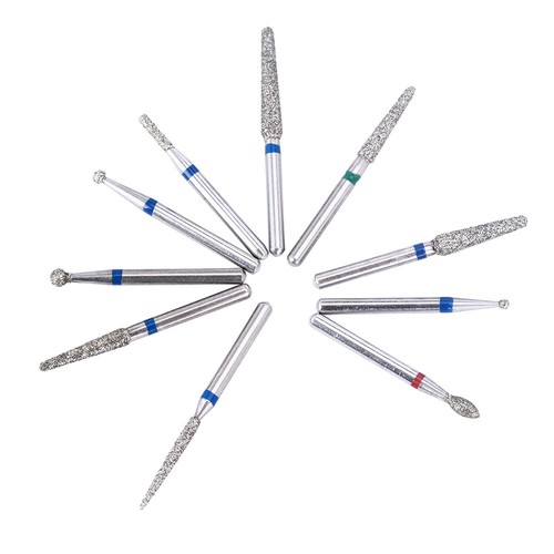 Bolsas AZDENT 100 piezas de diamantes dentales FG para pieza de mano de alta velocidad mediana FG 1,6 mm - Imagen 4 de 16
